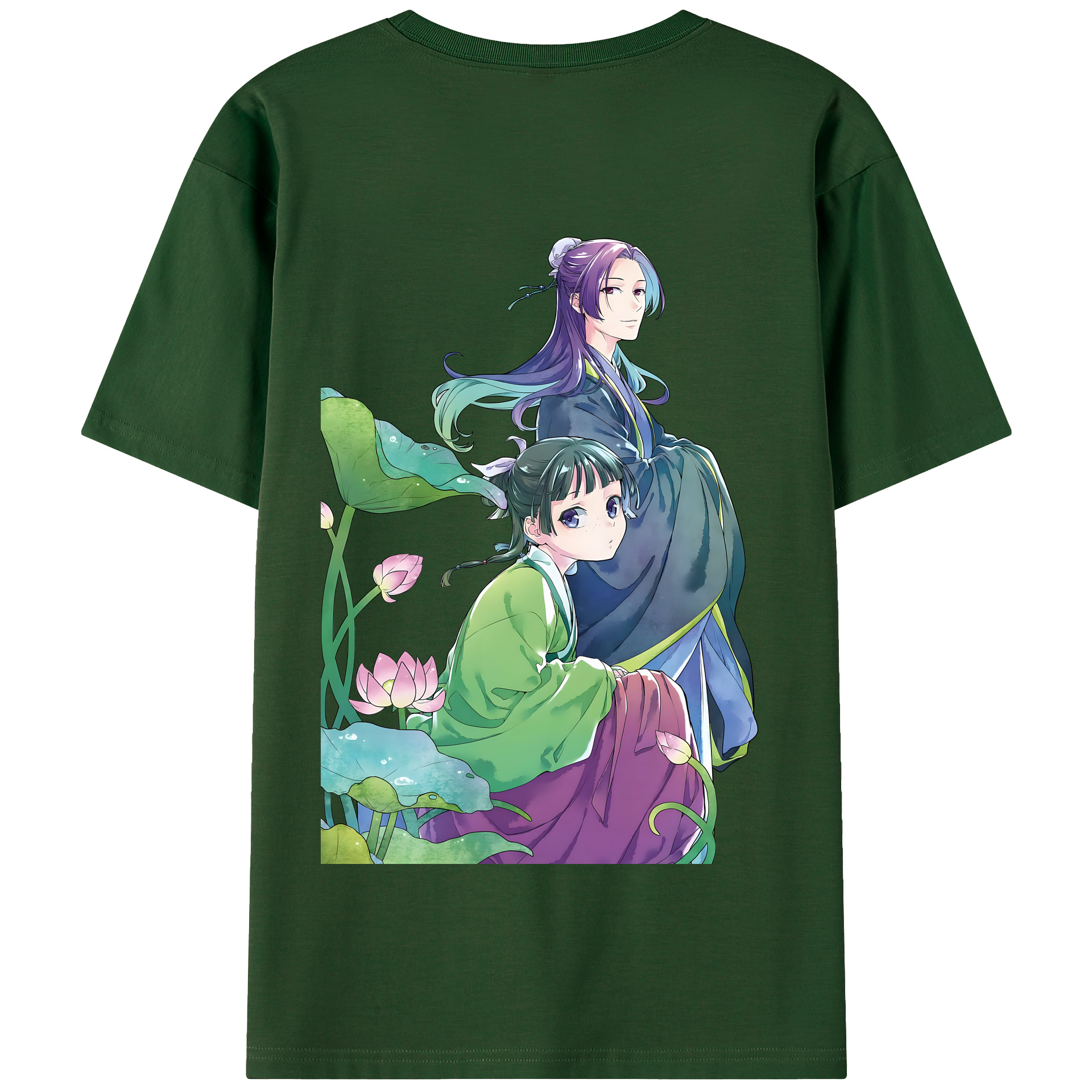 （画像用） 薬屋のひとりごと The Apothecary Diaries 綿100％半袖Tシャツ（背面プリント）
